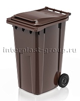 Контейнер для мусора 240 л коричневый облегченный 240 зеленый в Краснокамске