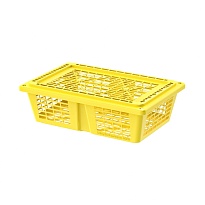 Ящик продуктовый универсальный желтый в Краснокамске