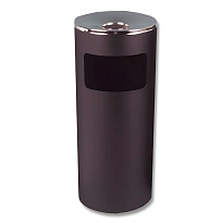 Урна металлическая с пепельницей, Титан, 29 л, черная, оцинкованная сталь в Краснокамске