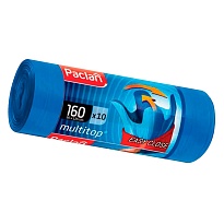 Мешки для мусора 160 л, с ушками, синие, в рулоне 10 шт., ПВД, 30 мкм, 1250х900 мм, PACLAN Multitop, 604064 в Краснокамске Мешки для мусора 160 л, с ушками, синие, в рулоне 10 шт., ПВД, 30 мкм, 1250х900 мм, PACLAN Multitop, 604064 в Краснокамске