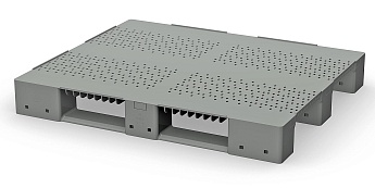 Поддон пластиковый перфорированный (усилен 2 трубами) в Краснокамске Поддон пластиковый перфорированный (усилен 2 трубами) в Краснокамске