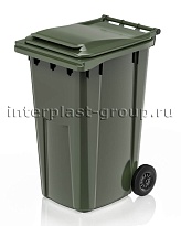 Контейнер для мусора 240 л зеленый облегченный 240 зеленый в Краснокамске Контейнер для мусора 240 л зеленый облегченный 240 зеленый в Краснокамске